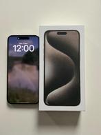 iPhone 15 pro Max natural titanium 256gb, Télécoms, Téléphonie mobile | Apple iPhone, 256 GB, IPhone 15, Gris, Comme neuf