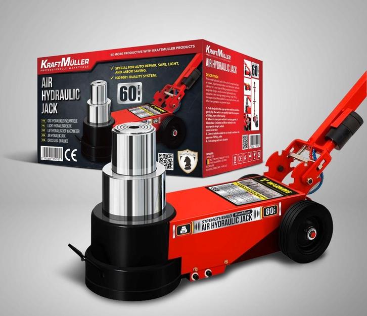 Garagekrik Heavy Load Pro 60 ton, Autos : Divers, Prises, Neuf, Cric de garage, Hydraulique, Enlèvement ou Envoi