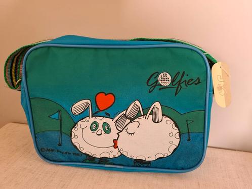 Golfies NIEUW tasje uit de jaren ´80 van ´Jean Davidts´, Handtassen en Accessoires, Toilettassen, Nieuw, Heer of Dame, Blauw, Ophalen of Verzenden