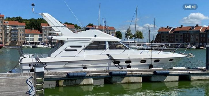 Fairline 43 flybridge., Watersport en Boten, Motorboten en Motorjachten, Gebruikt, Polyester, 12 meter of meer, Diesel, Binnenboordmotor