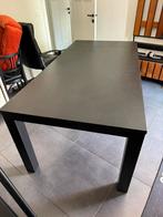 Houten tafel hand gemaakt - zwart geschilderd, Rectangulaire, 50 à 100 cm, Enlèvement, 150 à 200 cm