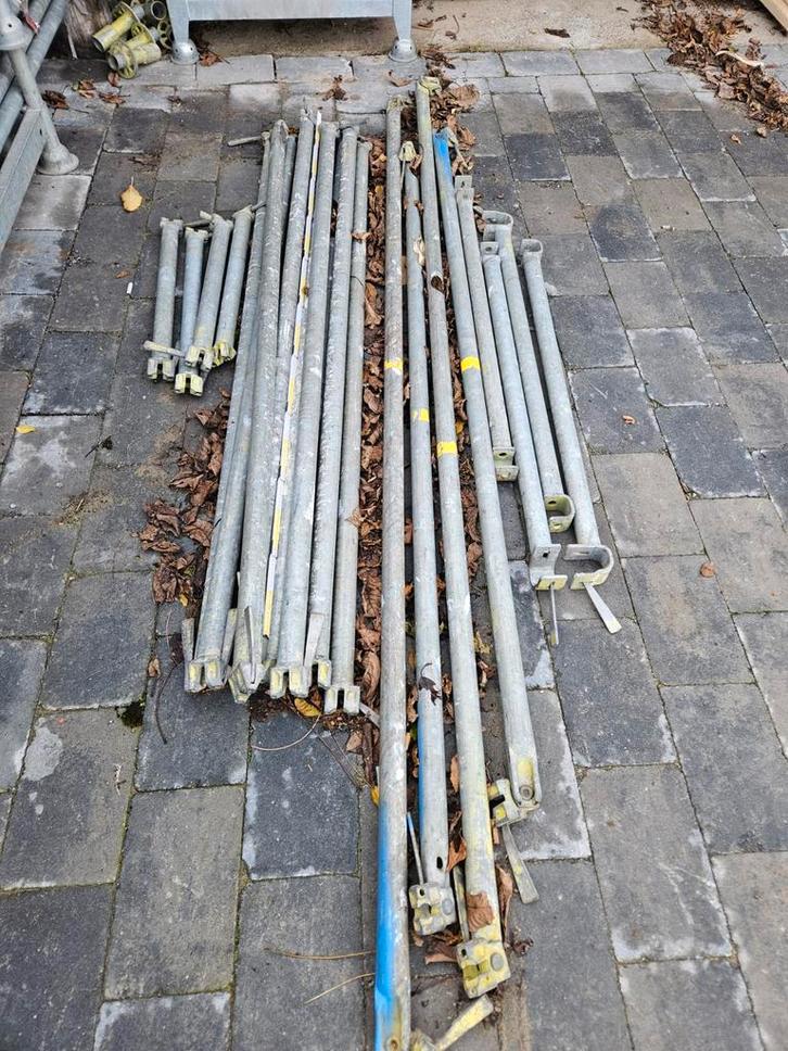 Stellingmateriaal zie beschrijving, Doe-het-zelf en Bouw, Metalen, Ophalen of Verzenden