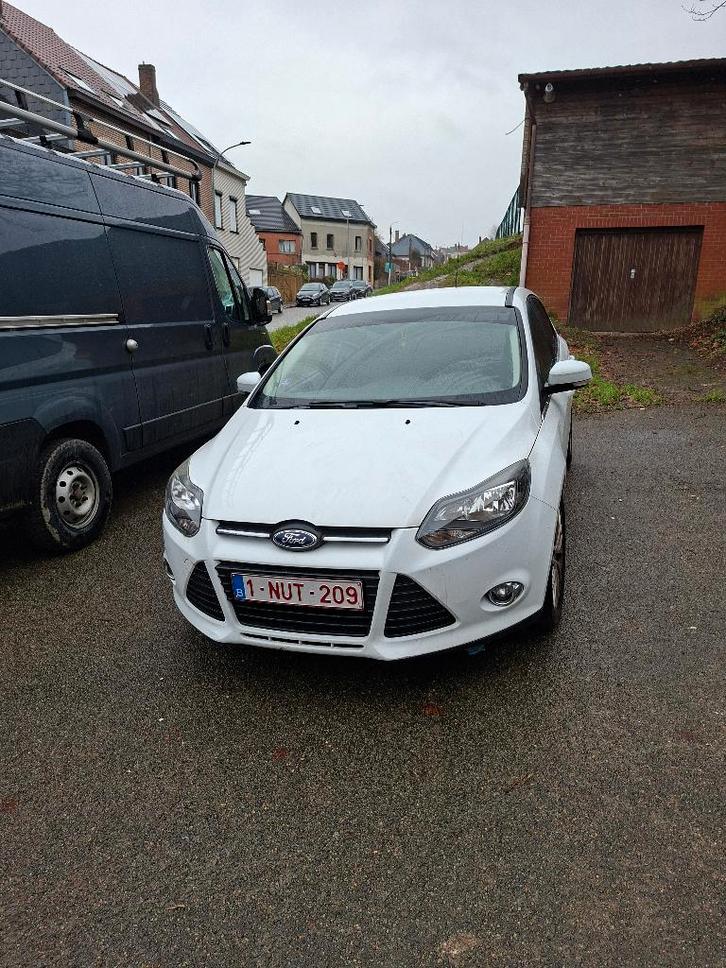 Ford focus ecoboost , wit, Auto's, Ford, Particulier, Focus, Benzine, Euro 5, Overige carrosserie, 5 deurs, Handgeschakeld, Wit