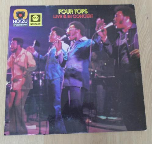 LP  Four Tops ‎– Live & In Concert, Cd's en Dvd's, Vinyl | R&B en Soul, Gebruikt, Soul of Nu Soul, 12 inch, Ophalen of Verzenden