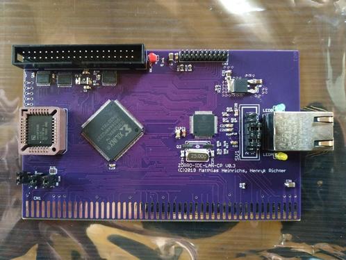 Zorro Network LAN IDE CP kaart voor Amiga 2000 3000 of 4000, Computers en Software, Vintage Computers, Ophalen of Verzenden