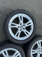 Audi 4 lichtmetalen velgen Bridgestone 205 50 17 Winter, Auto-onderdelen, Banden en Velgen, Ophalen, Gebruikt, Banden en Velgen