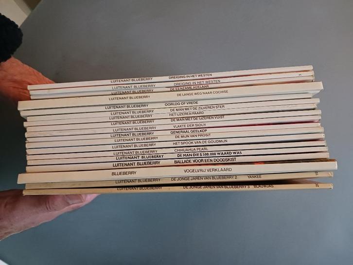 Blueberry, 18x herdruk, zeer goede staat, Boeken, Stripverhalen, Zo goed als nieuw, Meerdere stripboeken, Ophalen of Verzenden