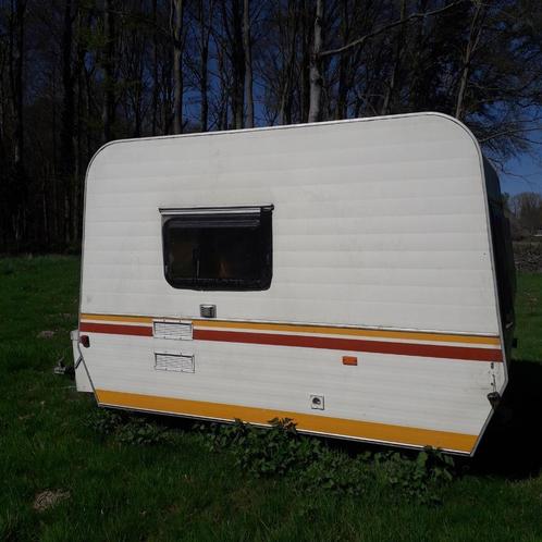 Caravan met voortent, pippowagen, werfkeet, puberhut, Caravans en Kamperen, Caravans, Particulier, tot en met 2, 500 - 750 kg