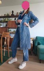 Denim jeans maxi coat jas, Kleding | Dames, Zo goed als nieuw, Vintage, Maat 36 (S), Verzenden