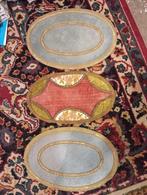 3 ovalen retro vintage onderzet tapijtjes, Huis en Inrichting, Woonaccessoires | Onderzetters, Verzenden, Zo goed als nieuw, Overig