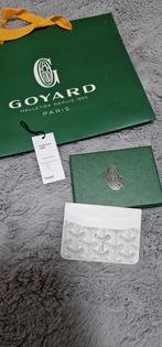 Nieuwe witte goyard-kaart en portemonnee met muntgeld, Handtassen en Accessoires, Verzenden, Wit