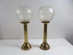 2x DHR dinerlamp kaarsen houders ca 1970 Nederland, Verzamelen, Ophalen of Verzenden, Gebruikt