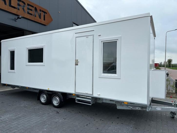 Mobiele Woonunit tinyhouse werfkeet woonunits koop/huur, Hobby en Vrije tijd, Feestartikelen | Verhuur, Nieuw, Ophalen