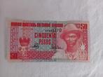 Bankbiljet, Guinee-Bissau, 50 pesos, 1990 nieuw, Ophalen of Verzenden, Los biljet