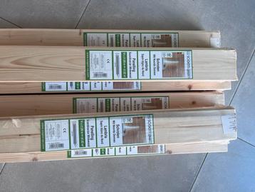 6 paquets de lambris en sapin blanc du Nord, Neuf, Moins de 200 cm, Pin, Autres types