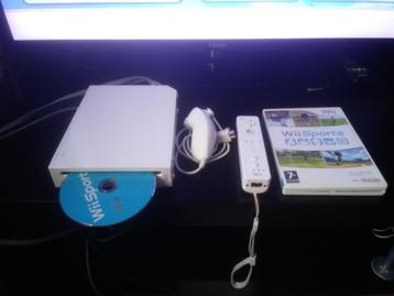 Wii spelcomputer met spel Wii sports en controller beschikbaar voor biedingen