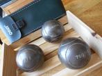 OBUT....3 boules de pétanque dans leur étui, Hobby en Vrije tijd, Een of twee spelers, Ophalen, Gebruikt