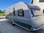 Caravan Burstner Campirama Averso Top 465 TS grijs, Caravans en Kamperen, Vast bed, Ringverwarming, Rondzit, Bürstner