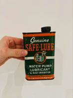 Bidon d’huile Safe Lube Olieblik vintage olie blik, Ophalen of Verzenden