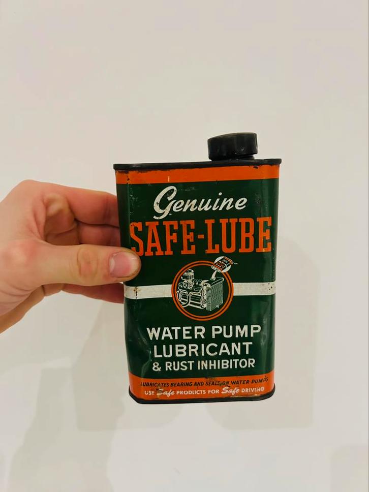 Bidon d’huile Safe Lube Olieblik vintage olie blik, Verzamelen, Merken en Reclamevoorwerpen, Ophalen of Verzenden