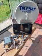 Antenne parabolique TELECO TELESAT 65 et téléviseur avec acc, TV, Hi-fi & Vidéo, Antennes paroboliques, Enlèvement, Comme neuf