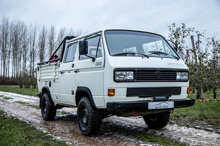 Volkswagen Transporter  T3 Syncro DOKA 16” 1.6 TD, Auto's, Volkswagen, Bedrijf, Te koop, Transporter, 4x4, Radio, Trekhaak, Diesel