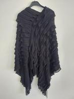 Zwarte poncho, Zwart, Ophalen of Verzenden, Zo goed als nieuw, ANDERE