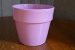 Bloempot met boord roze doorsnee 15 cm hoogte 14 cm, Tuin en Terras, Rond, Binnen, Ophalen of Verzenden, Zo goed als nieuw