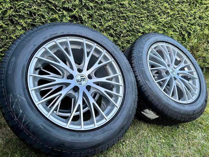Prachtige 18" MAK wielen, 5x112, TMPS, Porsche Macan, Auto-onderdelen, Banden en Velgen, Velg(en), Winterbanden, 18 inch, Personenwagen