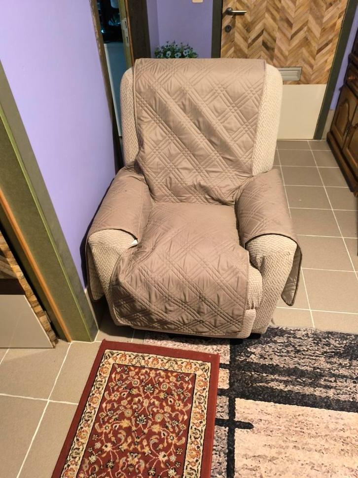 Elektrische relax, Huis en Inrichting, Fauteuils, Gebruikt, Stof, Ophalen