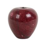 Vintage Rode Appel Presse-Papier Gepolijst Marmer, Antiek en Kunst, Ophalen of Verzenden