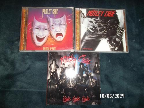 Mötley Crüe-  3 CD's, Cd's en Dvd's, Cd's | Hardrock en Metal, Gebruikt, Ophalen of Verzenden
