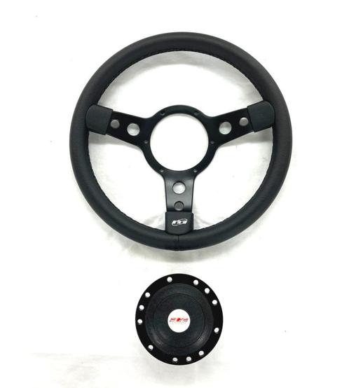 Sportstuur zwart inclusief naaf Mountney Classic Mini Cooper, Auto-onderdelen, Dashboard en Schakelaars, Mini, Oldtimer onderdelen