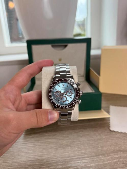 Rolex Daytona 40MM Ice blue dial, Handtassen en Accessoires, Horloges | Heren, Nieuw, Polshorloge, Rolex, Ophalen of Verzenden