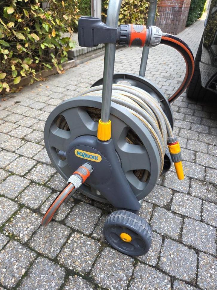 Hozelock tuinhaspel, Tuin en Terras, Tuinslangen, Gebruikt, Tuinslanghaspel, Ophalen