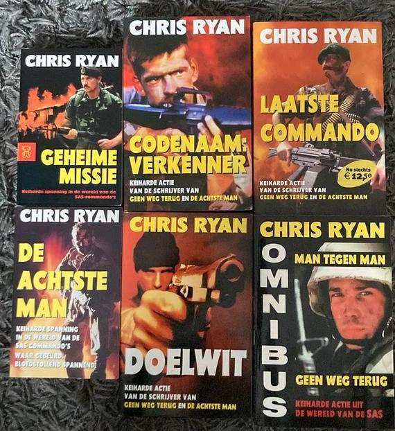 Chris Ryan verschillende titels, Boeken, Oorlog en Militair, Zo goed als nieuw, Ophalen of Verzenden