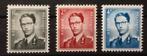 1953 BOUDEWIJN bril.(924/26) MNH., Postzegels en Munten, Postzegels | Europa | België, Koninklijk huis, Orginele gom, Ophalen of Verzenden
