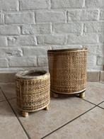 Rotan windlichten deco, Enlèvement, Comme neuf