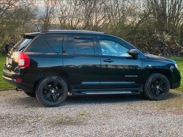 Jeep Compass 2.2 CRD 170 puissance 216000 KM 10000€, Euro 5, Achat, Boîte manuelle, Noir