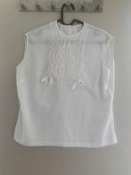 Top blanc avec nœuds papillon sur le devant, Vêtements | Femmes, Tops, Sans manches, Taille 36 (S), Comme neuf, Blanc