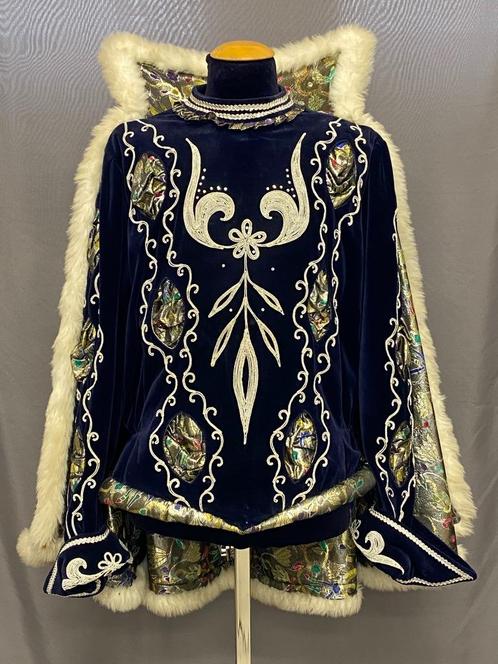 Donkerblauw prinsenpak in goede staat, maat M/L, Kleding | Heren, Carnavalskleding en Feestkleding, Gedragen, Kleding, Maat 52/54 (L)