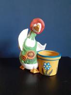 Décoration Oie et pot de fleurs, Jardin & Terrasse, Enlèvement, Comme neuf