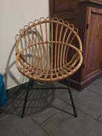 Rotan stoeltje, Ophalen, Gebruikt, Bruin, Eén