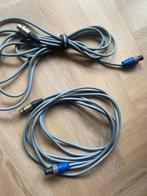 2 Cordial Luidspreker kabels Neutrik XLR, Ophalen, Zo goed als nieuw