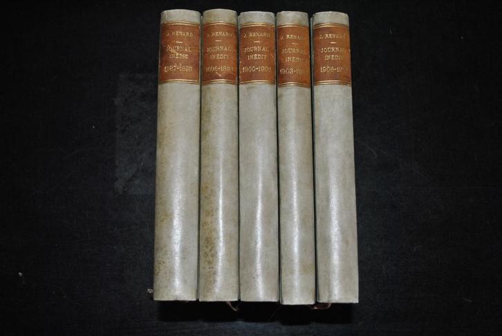 Jules RENARD Journal Inédit Complet 5 T François Bernouard, Boeken, Literatuur, Gelezen, Ophalen of Verzenden
