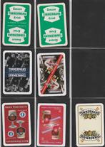 7 Speelkaarten met Réclame van  BIEREN/Brouwerijen  BELGIE, Verzenden, Zo goed als nieuw, Speelkaart(en)