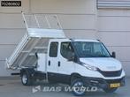 Iveco Daily 35C16 Kipper Dubbel Cabine met Kist Dubbellucht, Auto's, Stof, Gebruikt, Euro 6, 4 cilinders