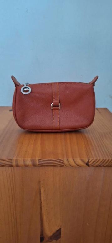 Trousse de toilette Longchamp, Enlèvement ou Envoi, Comme neuf, Orange, Autres types