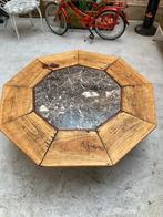 Vintage handgemaakte salontafel, Huis en Inrichting, Tafels | Salontafels, Ophalen, Gebruikt