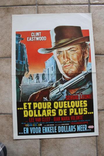 filmaffiche Clint Eastwood For A Few Dollars More filmposter beschikbaar voor biedingen